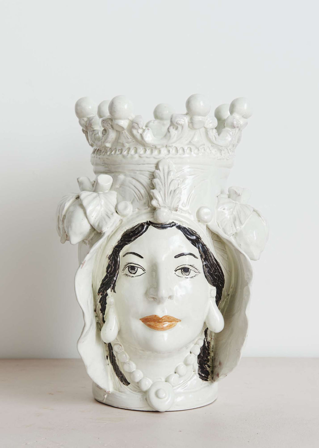 This is a shop, vase, face, italy, ceramic, decoration, home, interior, unique