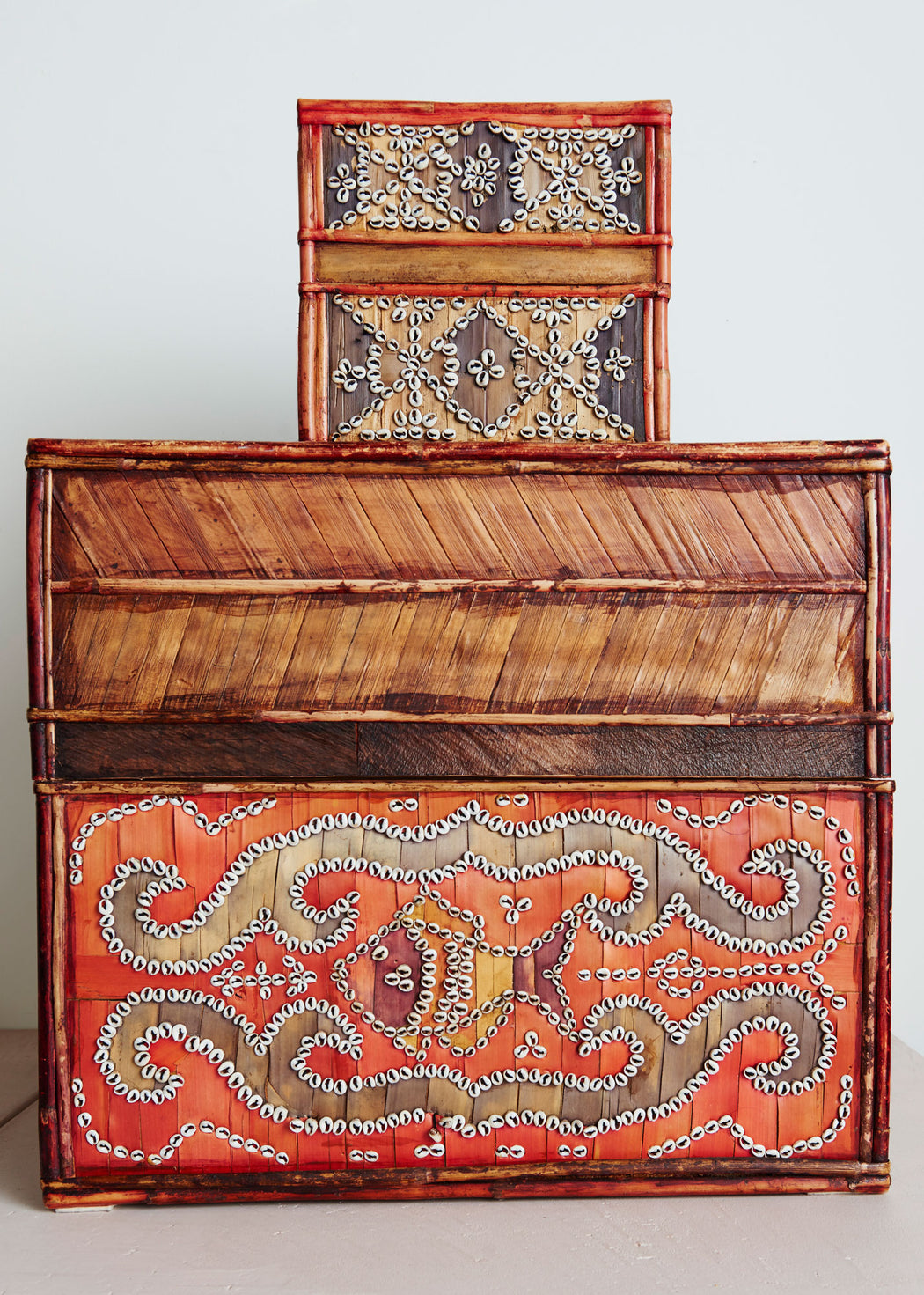 This is a shop, boxes, palm, Indonesia, decoration, home, interior, unique